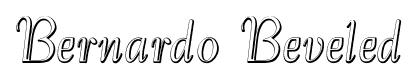 Bernardo Beveled font