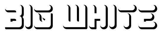 BIG WHITE font