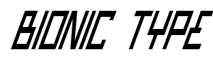 Bionic Type font