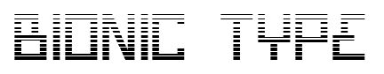 Bionic Type font