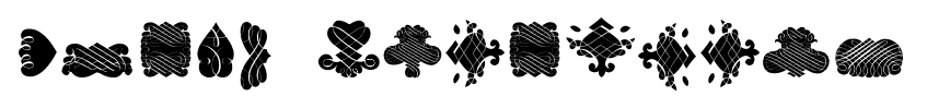 Black Ornaments font