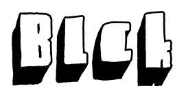 Blck font