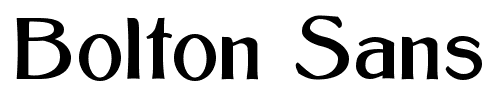 Bolton Sans font