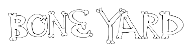 Bone Yard font
