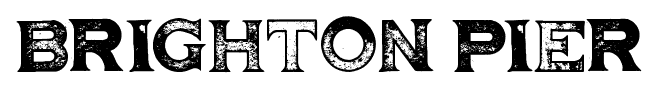 BRIGHTON PIER font