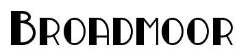 Broadmoor font