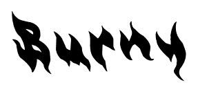 Burny font