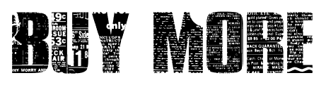 Buy More font