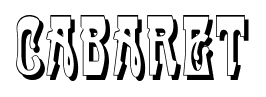 Cabaret font