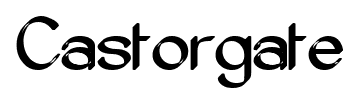 Castorgate font