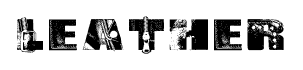 Leather font