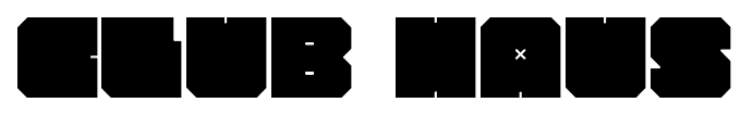 Club Haus font