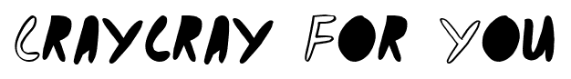 Craycray For You font