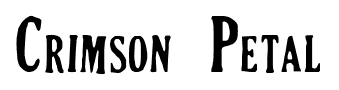 Crimson Petal font