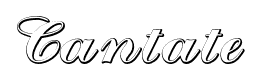Cantate font