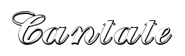 Cantate font