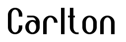 Carlton font