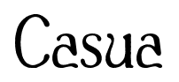 Casua font
