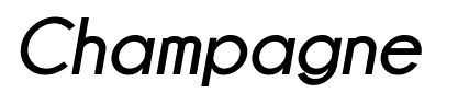 Champagne & Limousines font