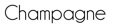 Champagne & Limousines font