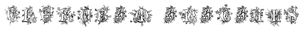 CHERUBIM INITIALS font