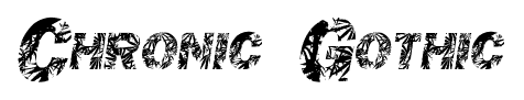 Chronic Gothic font