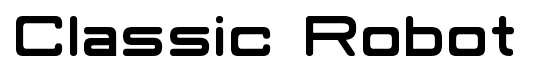 Classic Robot font