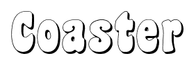 Coaster font