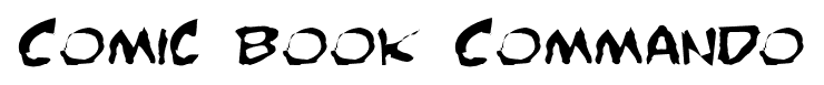 Comic Book Commando font