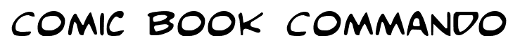 Comic Book Commando font