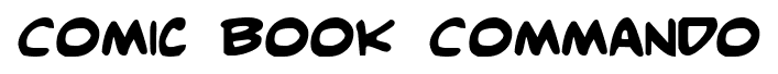 Comic Book Commando font