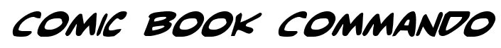 Comic Book Commando font