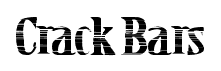 Crack Bars font