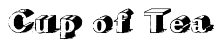 Cup of Tea font