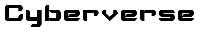 Cyberverse font