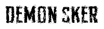 Demon Sker font