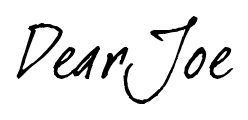 Dear Joe font