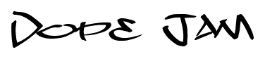 Dope Jam font
