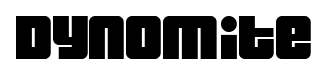Dynomite font