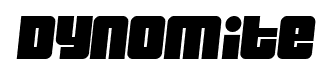 Dynomite font