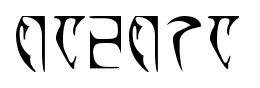Daedra font