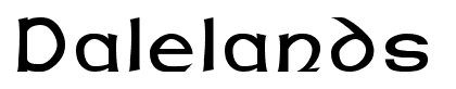 Dalelands font