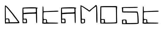 Datamost font