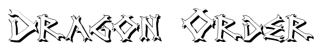 Dragon Order font