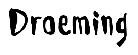 Droeming font