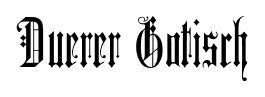 Duerer Gotisch font