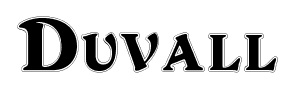 Duvall font