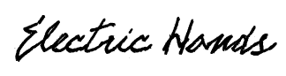 Electric Hands font