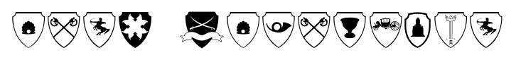 Easy Heraldics font