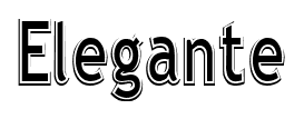 Elegante font